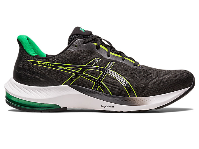 Image 1 of 8 of Men's Graphite Grey/Lime Zest GEL-PULSE 14 Men's Running Shoes