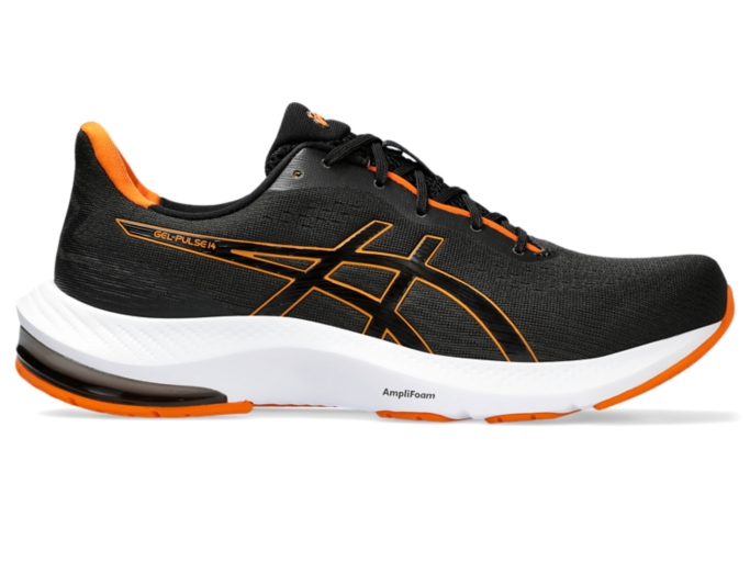 Men's GEL-PULSE 14 | Graphite Grey/Bright Orange | Running Shoes | ASICS