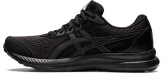 Black asics outlet running shoes men