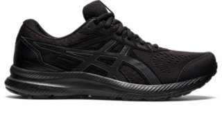 all black asics mens