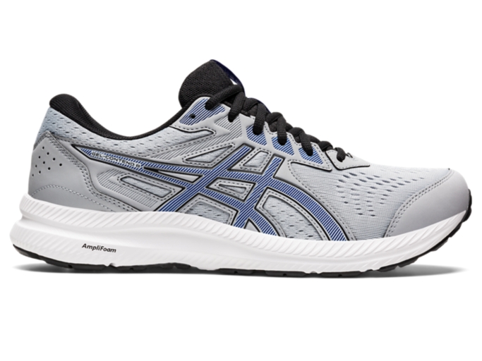 Men's GEL-CONTEND 8 | Piedmont Grey/Asics Blue | Running ASICS Outlet