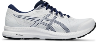 Men's GEL-CONTEND 8 | White/Blue Expanse | Running Shoes | ASICS