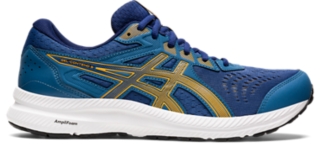 Men's GEL-CONTEND 8 | Azure/Amber | Running Shoes | ASICS