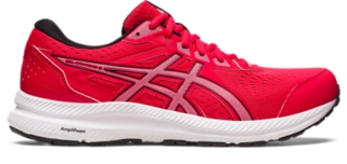 Asics shoes 2024 red colour