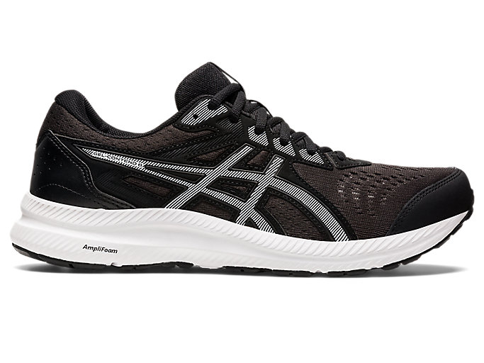 Men's GEL-CONTEND 8 EXTRA WIDE | Black/White | Running Shoes | ASICS