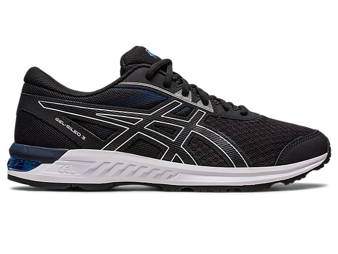 Image 1 of 7 of Men's Black/Pure Silver GEL-SILEO 3 Men's Running Shoes & Trainers