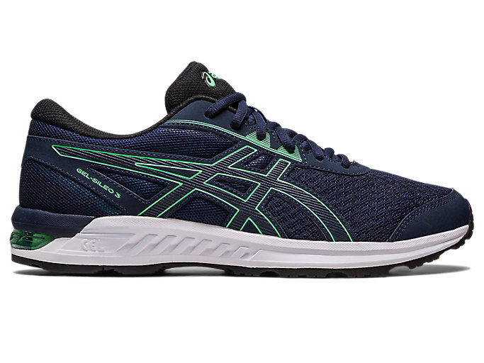Image 1 of 7 of Men's Midnight/New Leaf GEL-SILEO 3 Men's Running Shoes & Trainers