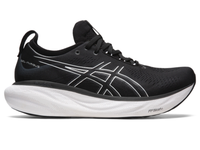 Men's GEL-NIMBUS 25 | Black/Pure Silver | Running Shoes | ASICS