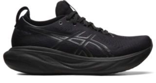 Men s GEL NIMBUS 25 Black Black Running Shoes ASICS