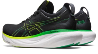 Men's GEL-NIMBUS 25, Black/Lime Zest, Running