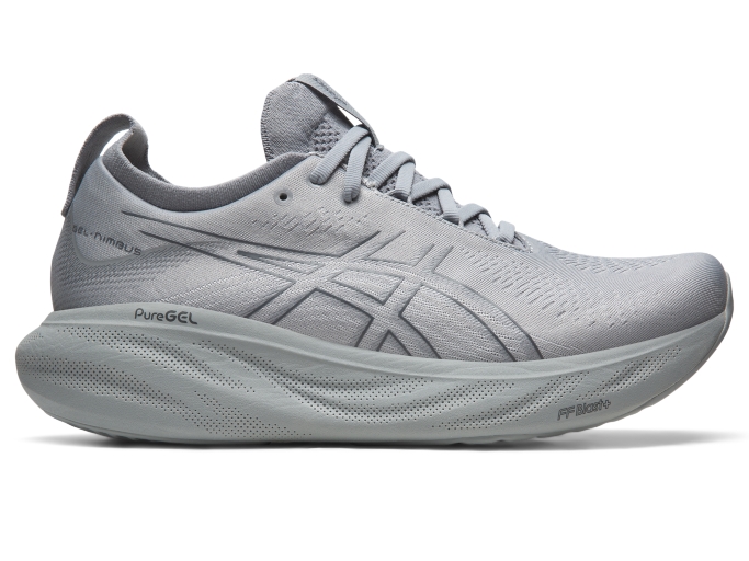 Zapatillas de Running Asics Gel Nimbus 25 TR Blanc Gris Naranja