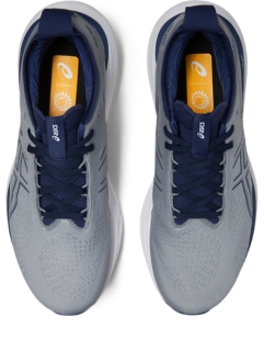 ASICS Gel-Nimbus 25, Zapatos para correr Hombre, Sheet Rock/Indigo