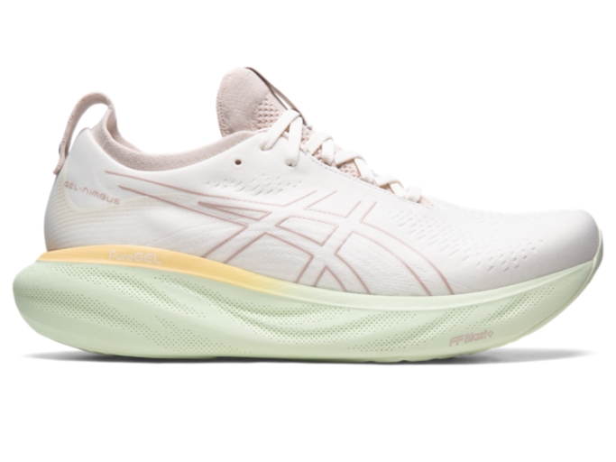 Men's GEL-NIMBUS 25 | Cream/Fawn | Running Shoes | ASICS