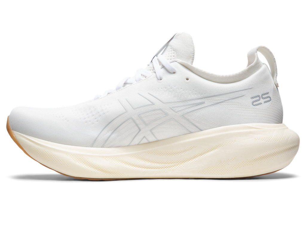 Men's GEL-NIMBUS 25 | White/White | Running Shoes | ASICS