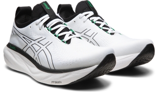 Men's GEL-NIMBUS 25 | White/Black | Running Shoes | ASICS