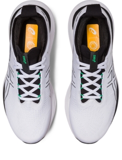 Men's GEL-NIMBUS 25, White/Black, Running Shoes