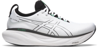 Men's GEL-NIMBUS 25, White/Black, Running Shoes