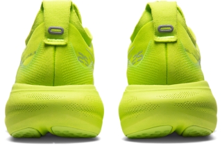 Men's GEL-NIMBUS 25, Lime Zest/White, Running Shoes