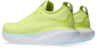 Men's GEL-NIMBUS 25, Glow Yellow/White, Running Shoes