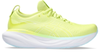 Men's GEL-NIMBUS 25, Glow Yellow/White, Running Shoes