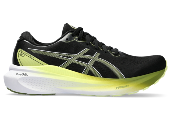 GEL-KAYANO 30 | BLACK/GLOW YELLOW | メンズ ランニング シューズ