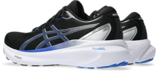 Men's GEL-KAYANO 30, Black/Illusion Blue, Running