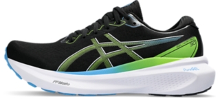 Men's GEL-KAYANO 30, Black/Electric Lime, Running