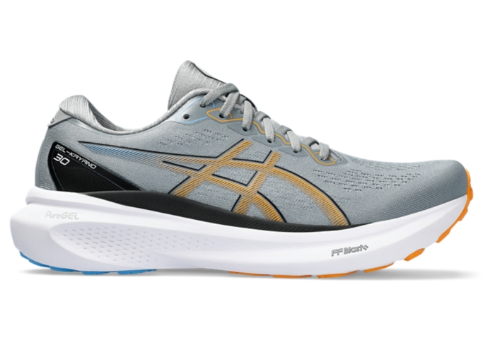 Men's GEL-KAYANO 30 | Sheet Rock/Fellow Yellow | Running Shoes | ASICS