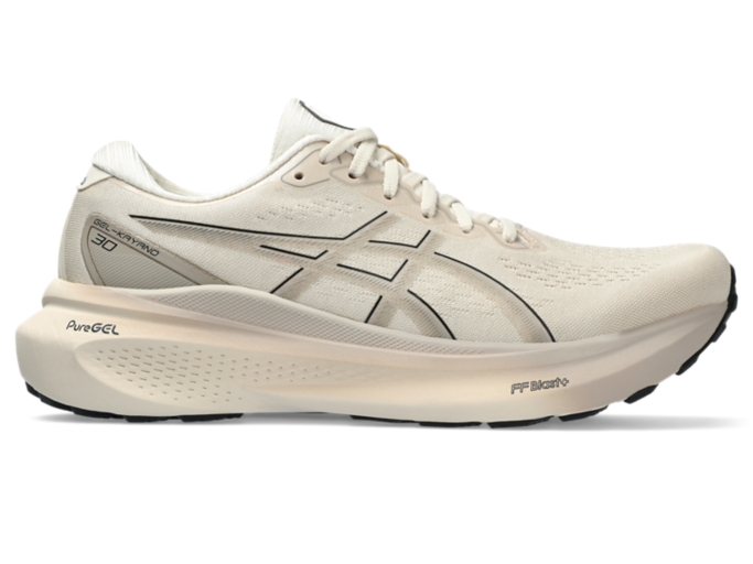 Men's GEL-KAYANO 30 | Oatmeal/Black | Running Shoes | ASICS