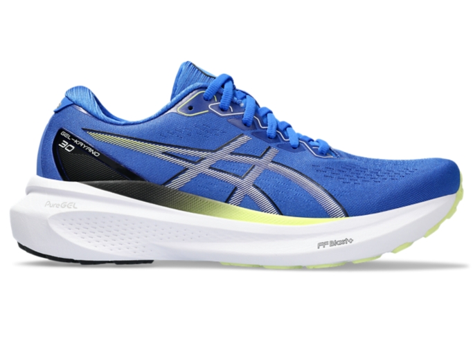 Men's GEL-KAYANO 30 | Illusion Blue/Glow Yellow | Running Shoes | ASICS