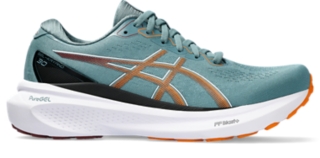 Men's GEL-KAYANO 30 | Foggy Teal/Bright Orange | Running Shoes | ASICS