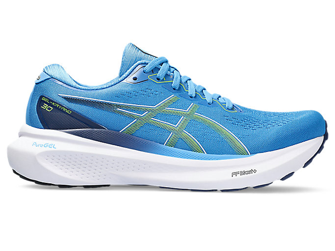 Image 1 of 8 of Men's Waterscape/Electric Lime GEL-KAYANO 30 Men's Running Shoes