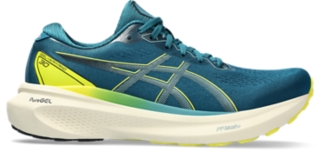 Men's GEL-KAYANO 30, Bright Yellow/Blue Expanse, Running