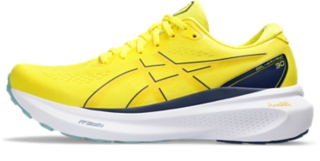 Men's GEL-KAYANO 30, Illusion Blue/Glow Yellow, Running Shoes