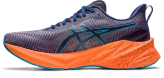 ASICS Novablast 3 Men's Shoes Black/Island Blue