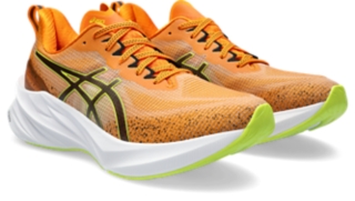 Men's NOVABLAST 3 LE | Bright Orange/Neon Lime | Run Faster | ASICS UK