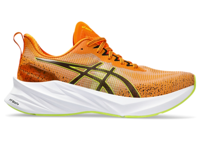 Men's NOVABLAST 3 LE | Bright Orange/Neon Lime | Running | ASICS Outlet UK