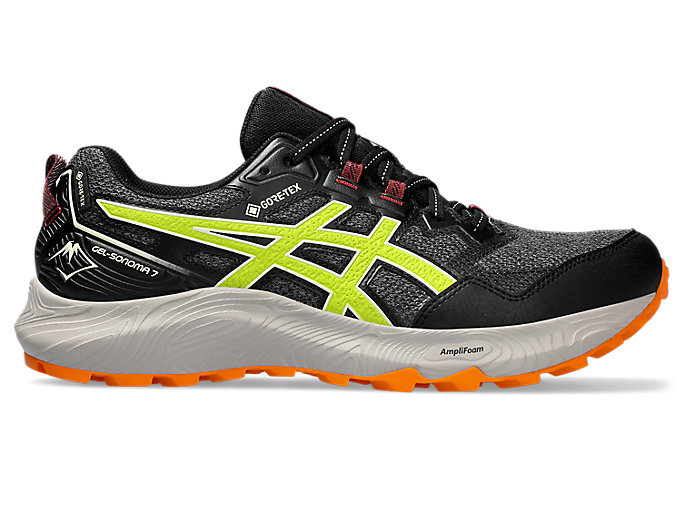 Image 1 of 7 of Men's Graphite Grey/Neon Lime GEL-SONOMA 7 GTX Men's Trail Running Shoes