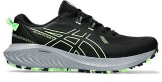 GEL EXCITE TRAIL 2 Men Black Illuminate Green Men s Trail Running Shoes ASICS United States