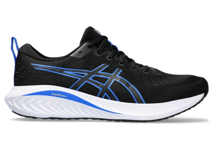 GEL-EXCITE 10 | BLACK/ILLUSION BLUE | Men Running Shoes | ASICS Thailand