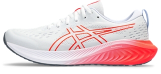 Men's GEL-KAYANO 30, White/Sunrise Red, Running Shoes