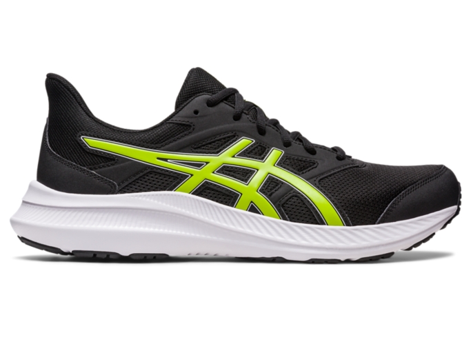 | ASICS Zest 4 Shoes Black/Lime JOLT | Running | Men\'s