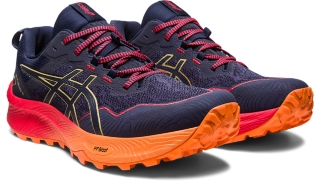 GEL TRABUCO 11 Men Indigo Blue Olive Oil Herren Trail Laufschuhe ASICS Outlet DE