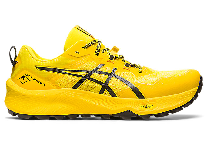 Image 1 of 7 of Men's Golden Yellow/Black GEL-Trabuco 11 Men's Trail Running Shoes