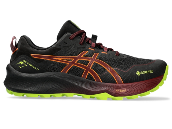 Men's GEL-TRABUCO 11 GTX | Black/Antique Red | Running Shoes | ASICS