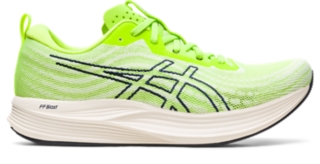 Men s EvoRide SPEED Hazard Green Midnight Running Shoes ASICS