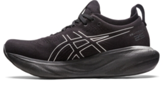 Men's GEL-NIMBUS 25 PLATINUM | Black/Pure Silver | Running Shoes