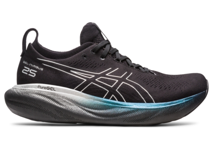 GEL-NIMBUS 25 PLATINUM | BLACK/PURE SILVER | メンズ ランニング シューズ【ASICS公式】