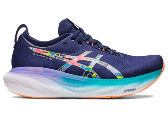  ASICS Zapatillas de running Gel-Nimbus 25 LITE-Show para mujer,  Cáscara de lima/espectáculo de lite : Ropa, Zapatos y Joyería