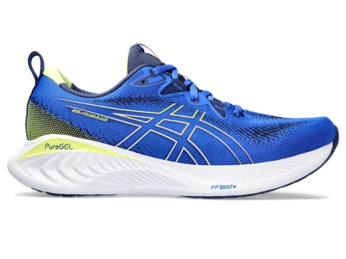 Men's GEL-CUMULUS 25 WIDE | Illusion Blue/Glow Yellow | Running 